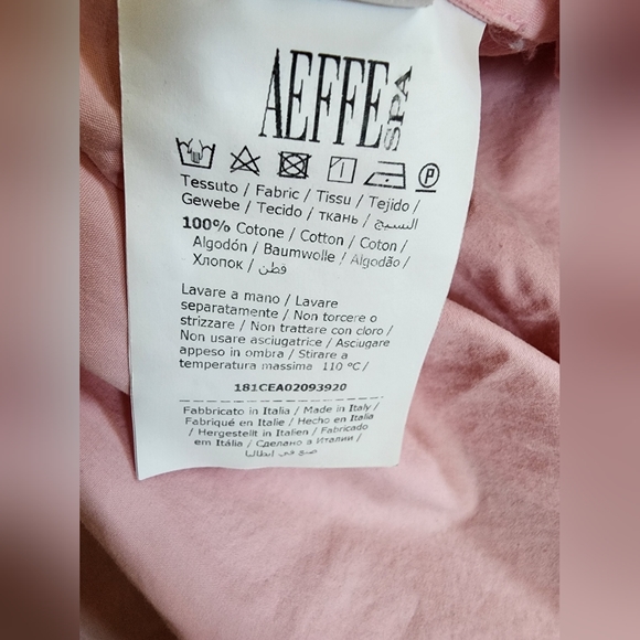 RRP €295 CEDRIC CHARLIER Shirt Blouse High Low US 8 Tie Around Bow Italy Cotton. - Picture 9 of 11